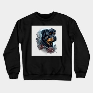 Rottweiler Art Crewneck Sweatshirt